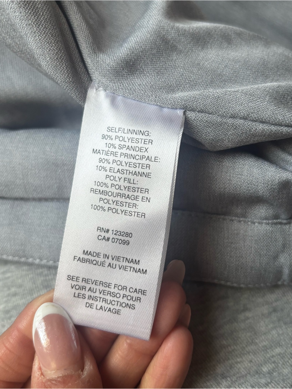 Travis Mathew Men's Light Gray Quilted Zip-Up Jacket - Picture 6 of 6